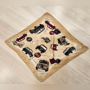 Vintage Silk Burberry Taxi Scarf